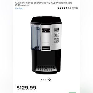 Cuisinart 12 cup coffee maker brand new in box